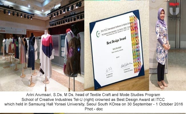 141016 Kaprodi Kriya Tekstil dan Mode Raih Prestasi di Kforea Selatan