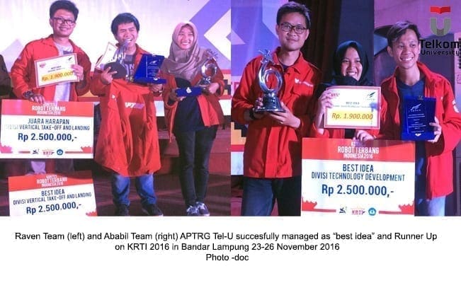 281116 Dua Tim APTRG Tel U Raih “2 Best Idjea” pada KRTI 2016