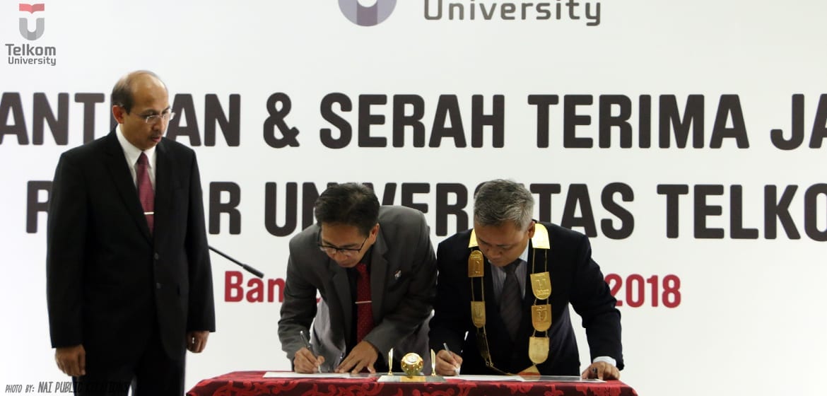 Serah Terima Jabatan Rektor Telkom University Yayasan Pendidikan Telkom