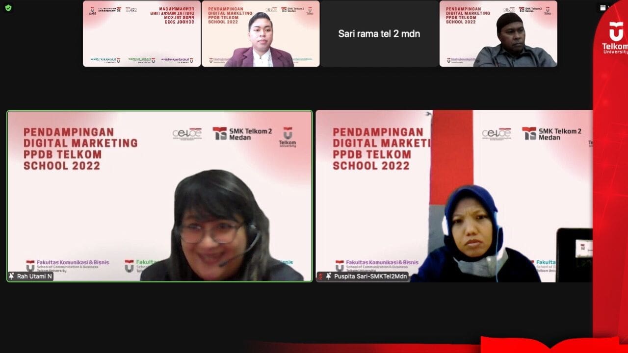 Telkom University Lecturer Sharing Knowledge at SMK Telkom 2 Medan ...