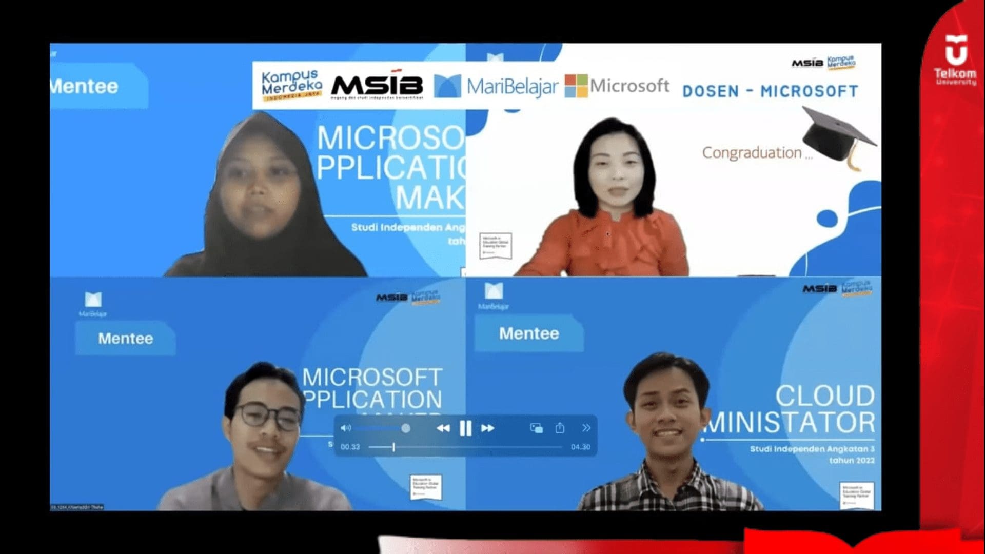Tel-U dan Microsoft Gelar Sosialisasi Studi Independen Mari Belajar