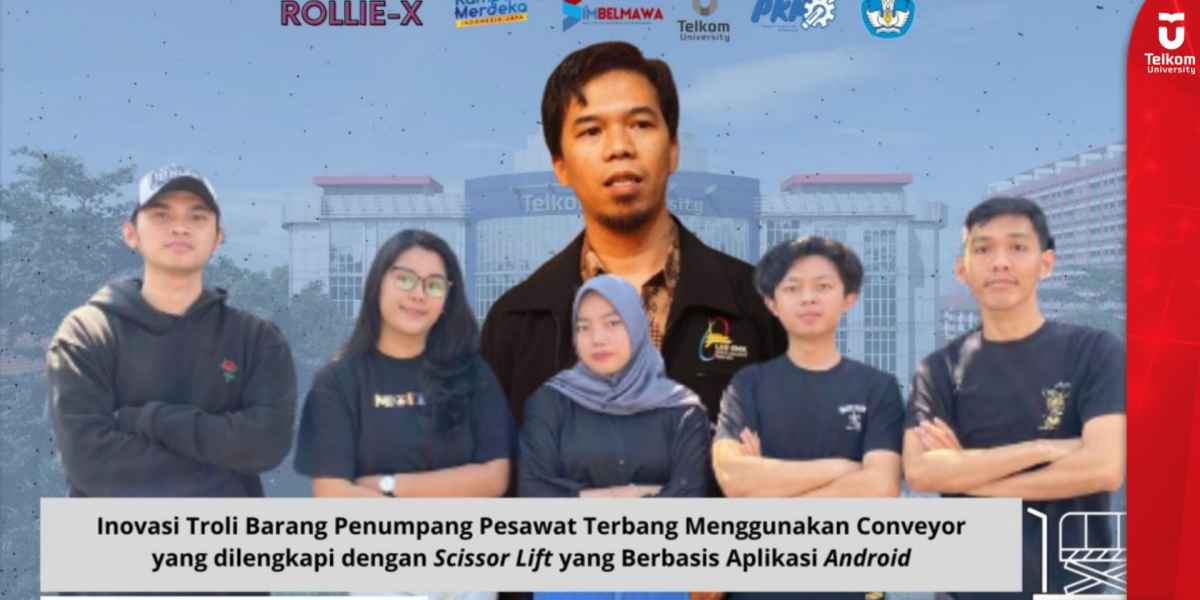 Mahasiswa Tel U Ciptakan Inovasi Troli Bandara Menggunakan Conveyor Belt