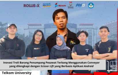 Mahasiswa Tel U Ciptakan Inovasi Troli Bandara Menggunakan Conveyor Belt