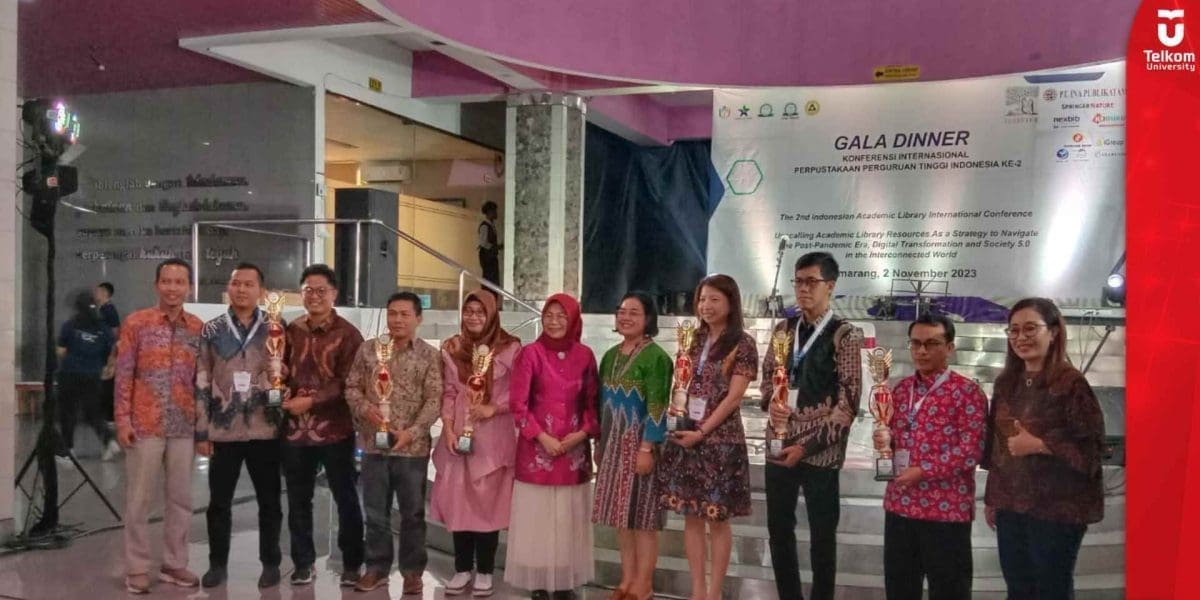 Perpustakaan Tel U Raih Juara Academic Library Innovation Award 2023