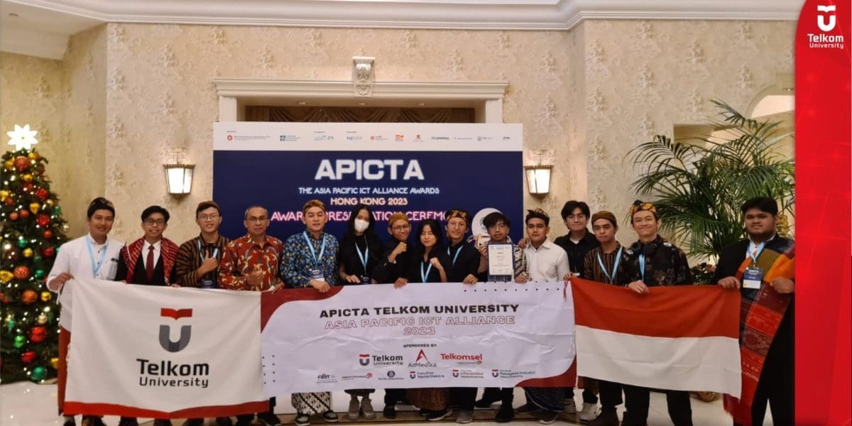 Lagi Telkom University Raih Prestasi di APICTA Awards 2023 di Hong Kong