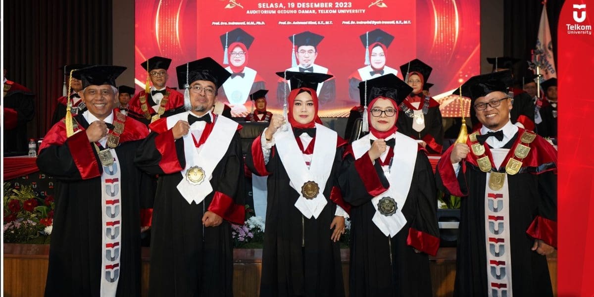 Telkom University Kembali Kukuhkan 3 Guru Besar Multidisiplin Ilmu