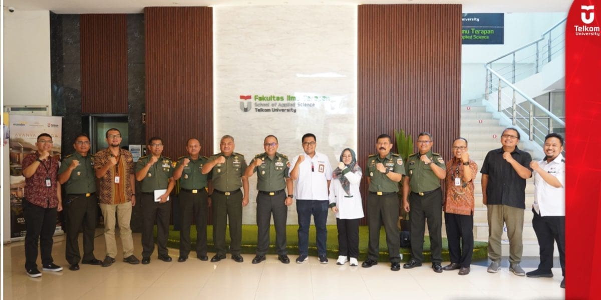 Dinas Penelitian dan Pengembangan TNI AD Kunjungi Telkom University untuk Diskusi Teknologi Pertahanan 