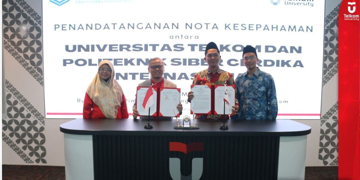 Politeknik Siber Cerdika Internasional (SCI) dan Tel U Jalin Kerjasama Melalui Penandatanganan MOU