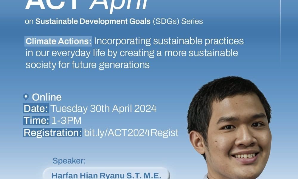 ACT April on Sustainable Development (SDGs) Series