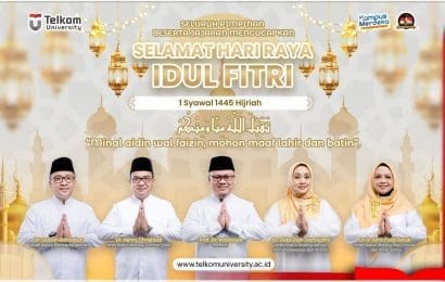 Pimpinan Tel-U Mengucapkan Selamat Hari Raya Idul Fitri 1445H
