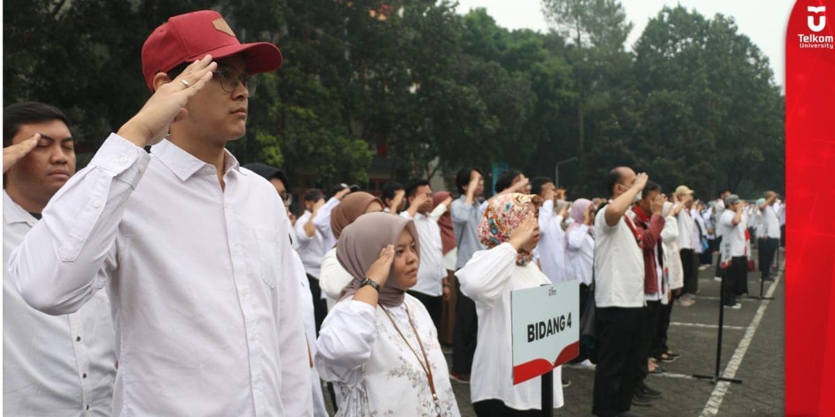 Tel U Laksanakan Upacara Hari Lahir Pancasila 2024