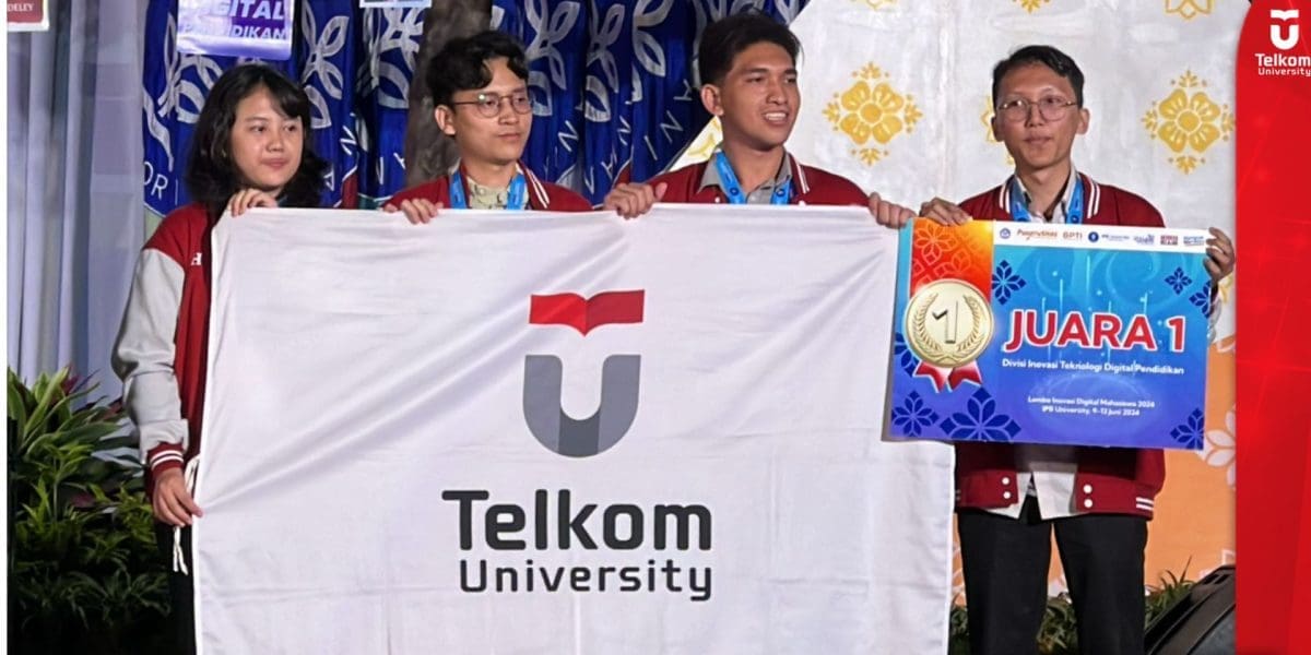 Tel U Raih Emas dalam LIDM 2024 lewat Inovasi Teknologi Pembelajaran Karya Mahasiswa S1 Data Sains
