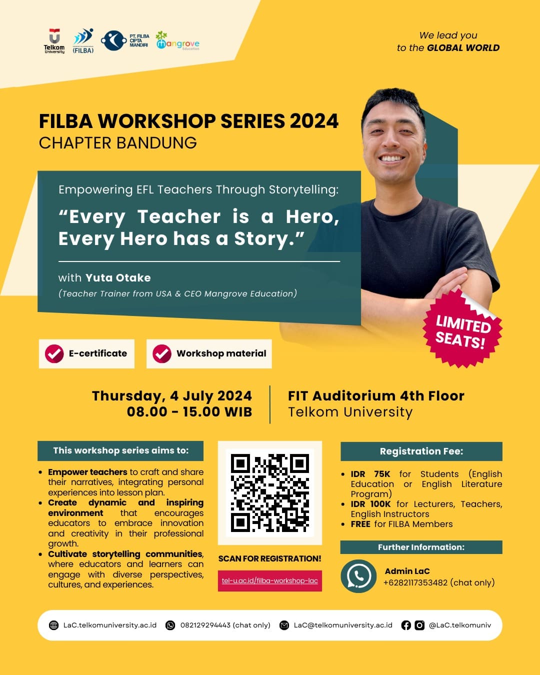 Filba Ruck FILBA Workshop Series 2024 Chapter Bandung - Telkom University