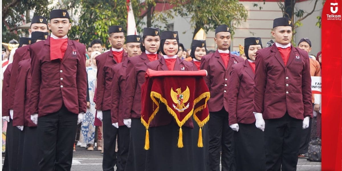 Rayakan 79 Tahun Kemerdekaan Republik Indonesia Telkom University Gelar Upacara dan Anugerah Tel U Cup 2024