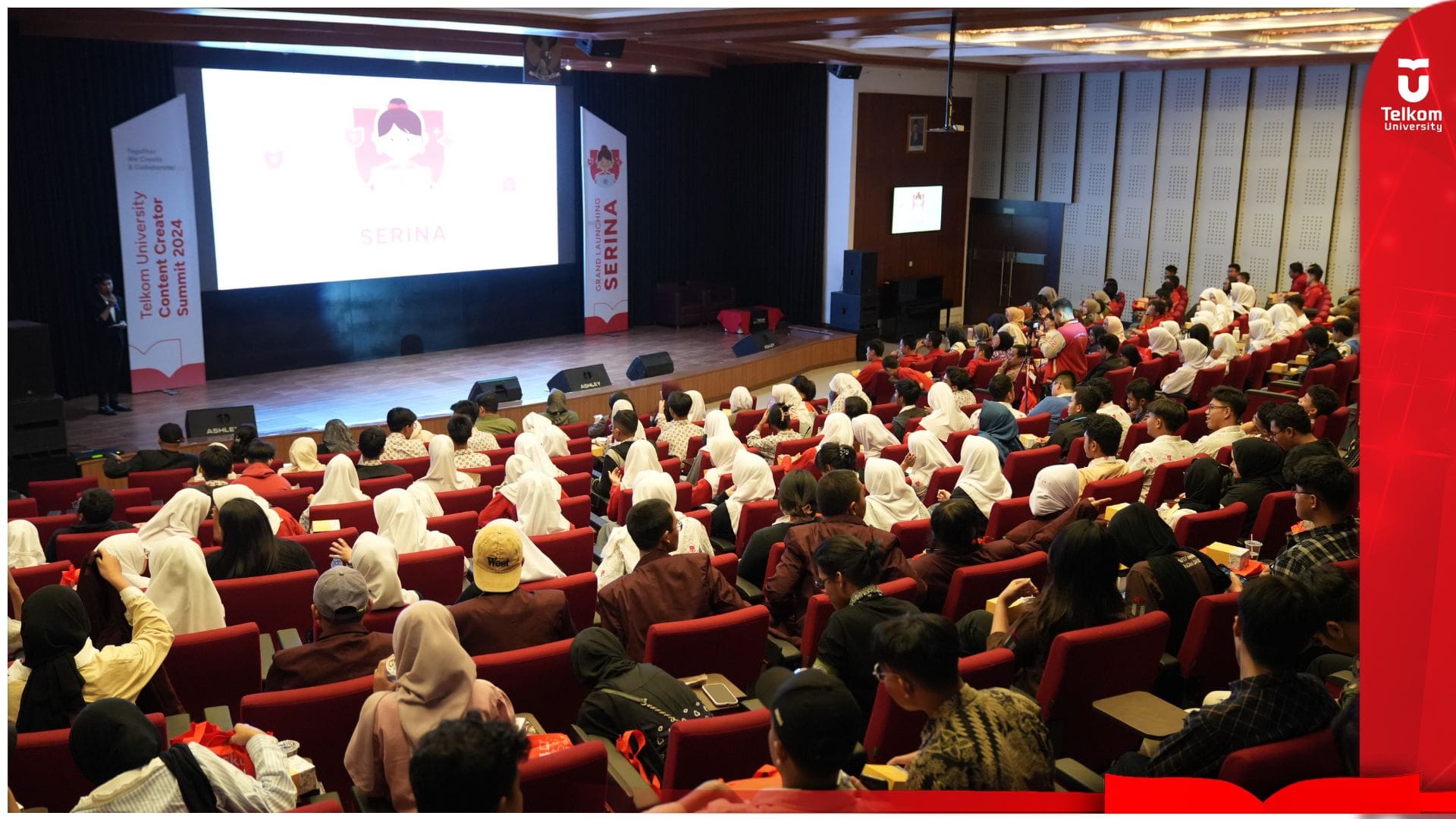 Grand Launching SERINA Asa TelU Menjadikan Civitasnya Bagian Dari