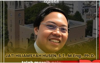 Dr Eng Jati Hiliamsyah Husen Raih Gelar Doktor di Computer Science and Communication Engineering