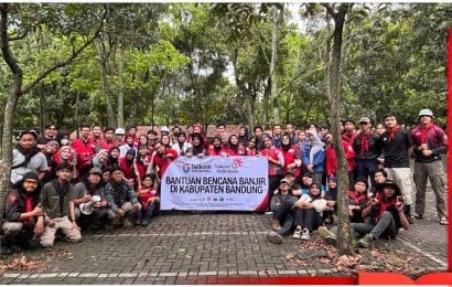 Mahasiswa Tel U Bergerak untuk Membantu Korban Banjir di Bojongsoang dan Citeureup
