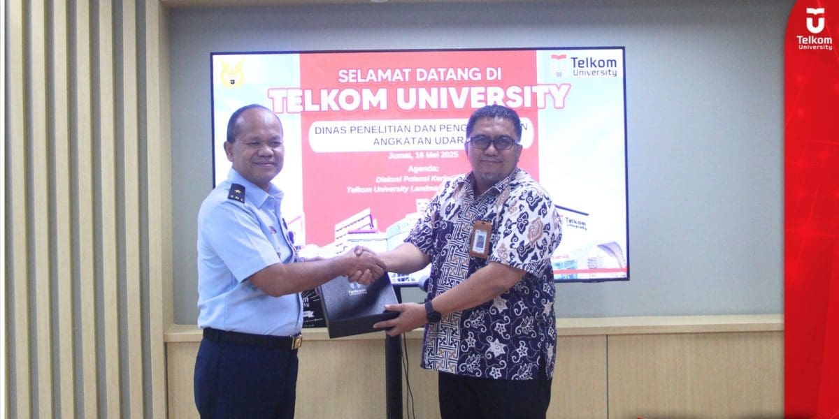 Diskusi Potensi Kerjasama Telkom University dan Dinas Penelitian dan Pengembangan Angkatan Udara