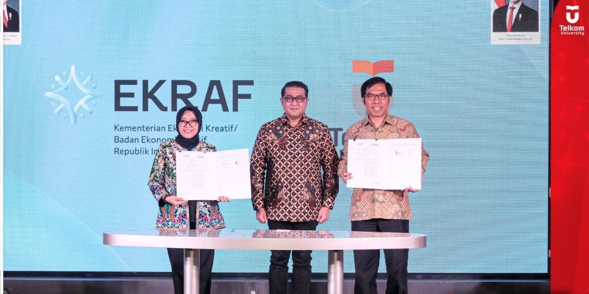 Telkom University Teken MoU dengan Kementerian Ekonomi Kreatif Siap Dukung Ekosistem Ekonomi Kreatif Berbasis Teknologi