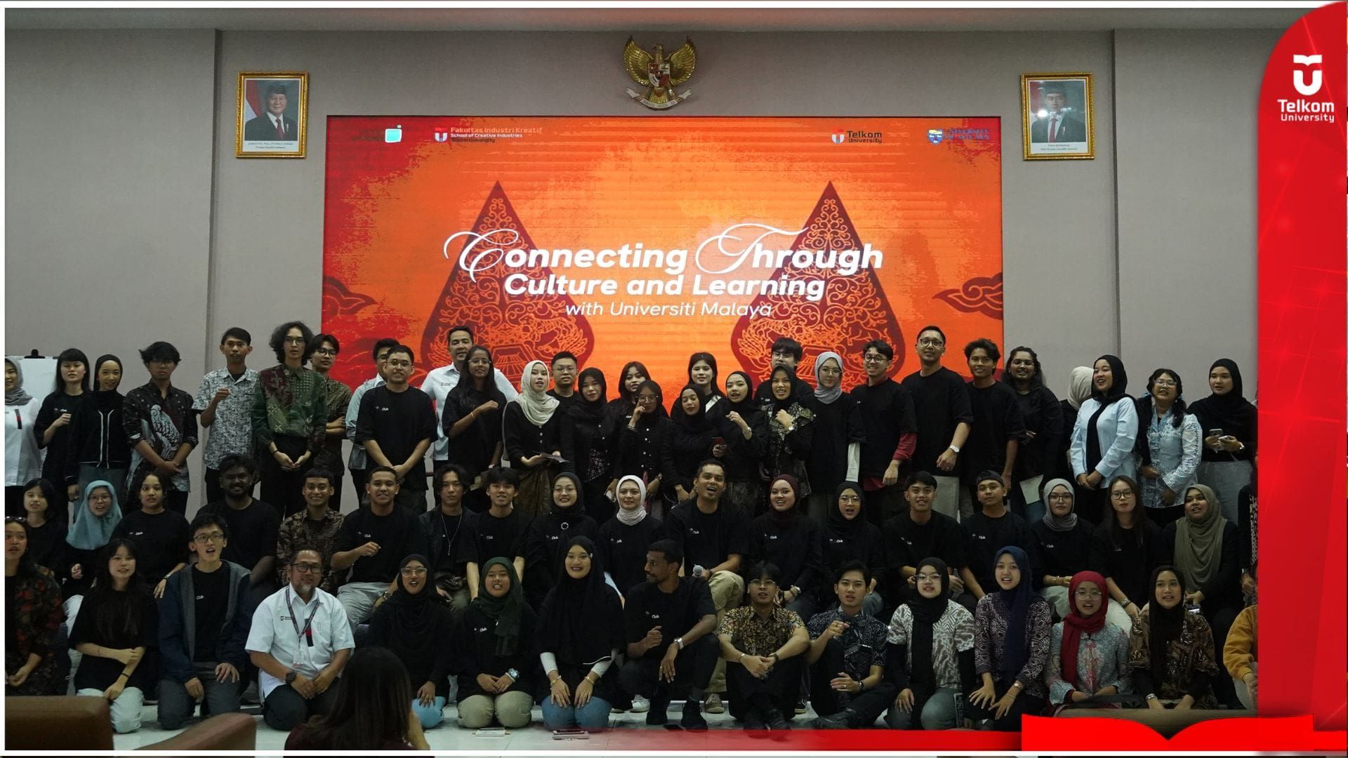 Kegiatan Pertukaran Budaya Universiti Malaya dan Telkom University