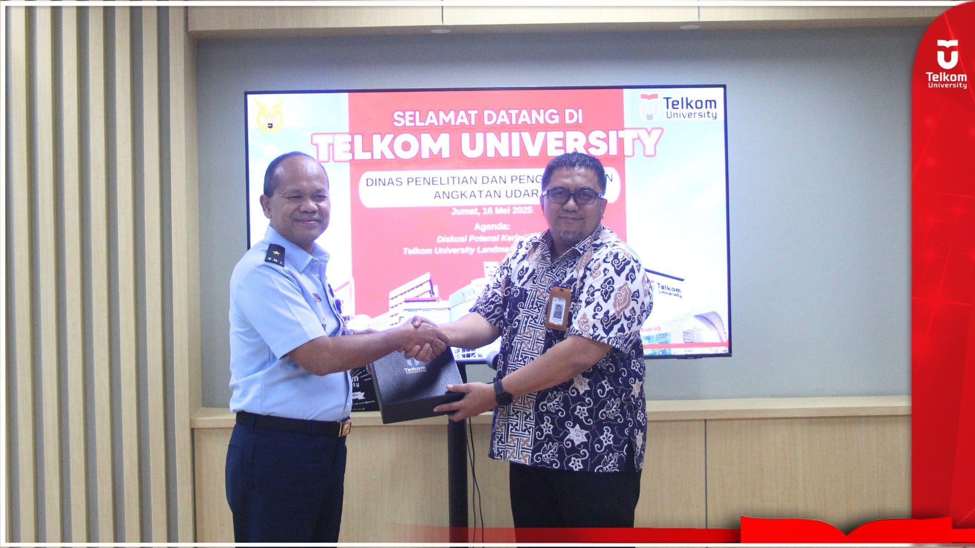 Diskusi Potensi Kerjasama Telkom University dan Dinas Penelitian…